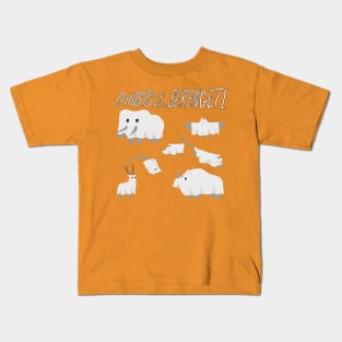 Ghosts of the Serengeti Kids T-Shirt